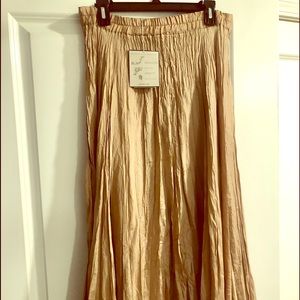 Silk maxi skirt